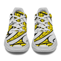 Polynesian Maori Ethnic Ornament Yellow Chunky Sneakers - Polynesian Pride