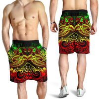 Polynesian Men's Shorts - Reggae Shark Polynesian Tattoo - Polynesian Pride