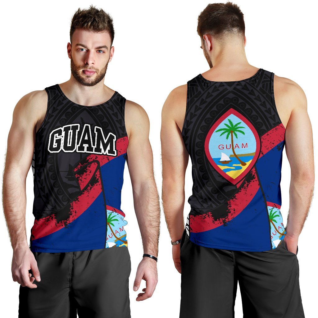 Guam Special Men's Tank Top A0 Black - Polynesian Pride