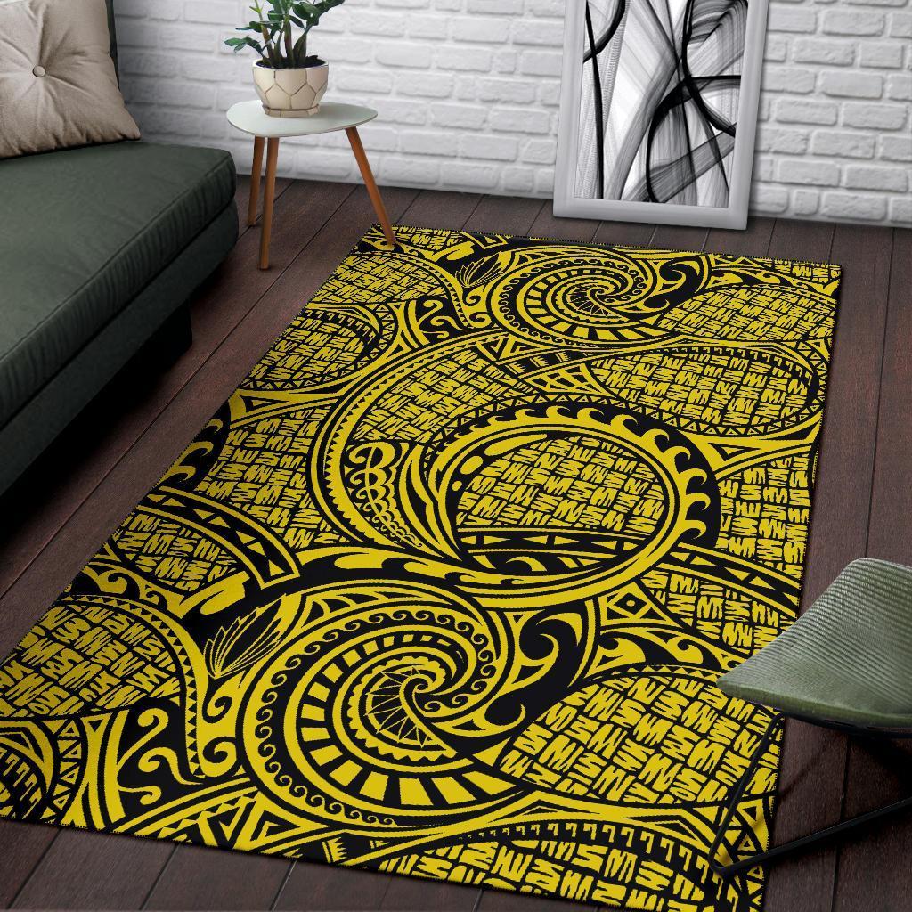 Hawaii Area Rug Polynesian Maori Lauhala AH - Polynesian Pride