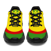 Hawaii Kanaka Maoli Flag Chunky Sneaker Line Style - Polynesian Pride