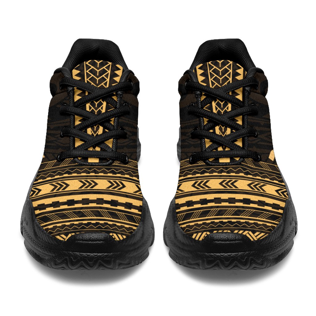 Pohnpei Chunky Sneakers - Polynesian Chief Gold Version - Polynesian Pride