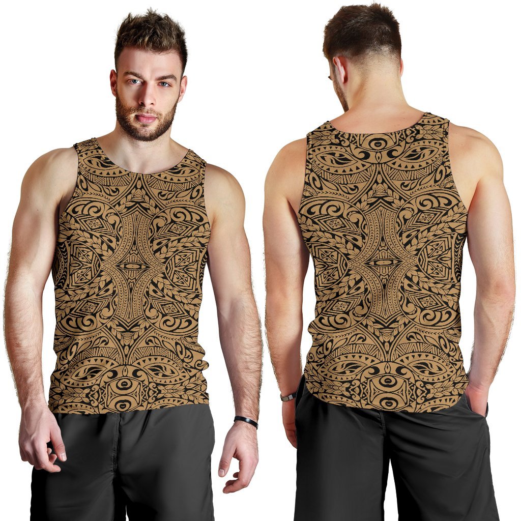 Polynesian Culture Gold Hawaii Men's Tank Top - Polynesian Pride