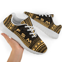 Federated States Of Micronesia Sporty Sneakers - Polynesian Chief Gold Version - Polynesian Pride