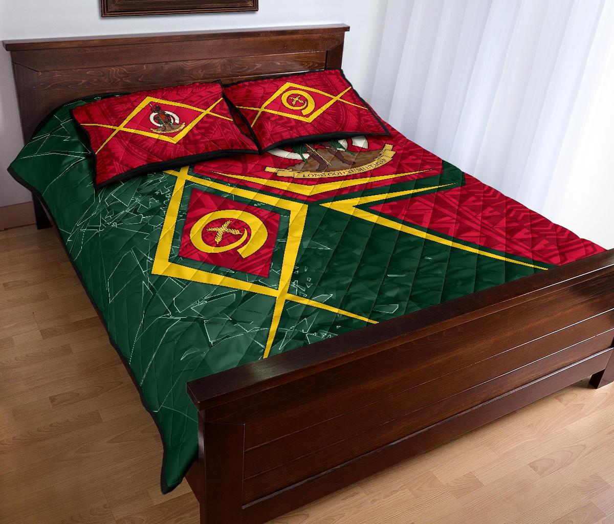Vanuatu Quilt Bed Set - Vanuatu Legend - Polynesian Pride