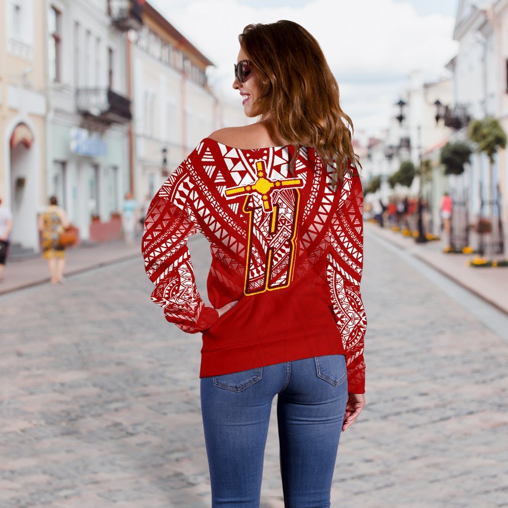 Rotuma Women's Off Shoulder Melanesian Style - Polynesian Pride