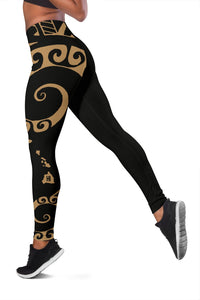 Kanaka Gold Polynesian Women's Leggings - Polynesian Pride