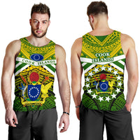 Cook Islands Rugby Men Tank Top Spirit - Polynesian Pride