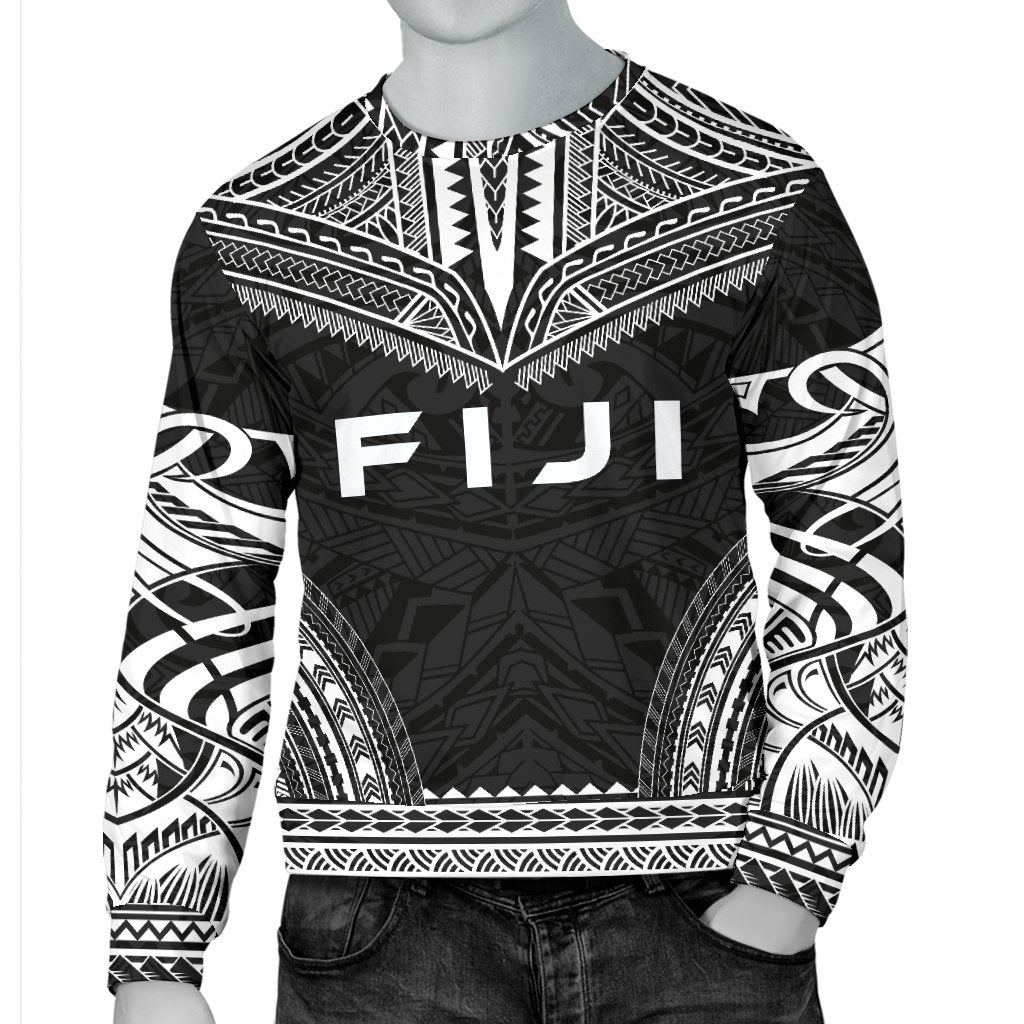 Fiji Sweater - Polynesian Chief Black Version - Polynesian Pride