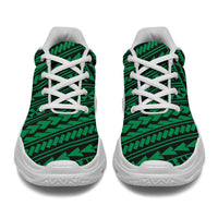 Polynesian Nation Green Chunky Sneakers - Polynesian Pride