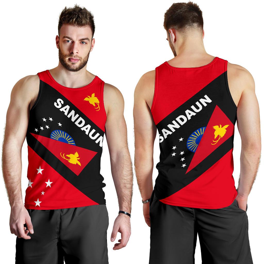 Papua New Guinea Men's Tank Top - Sandaun Province - Polynesian Pride