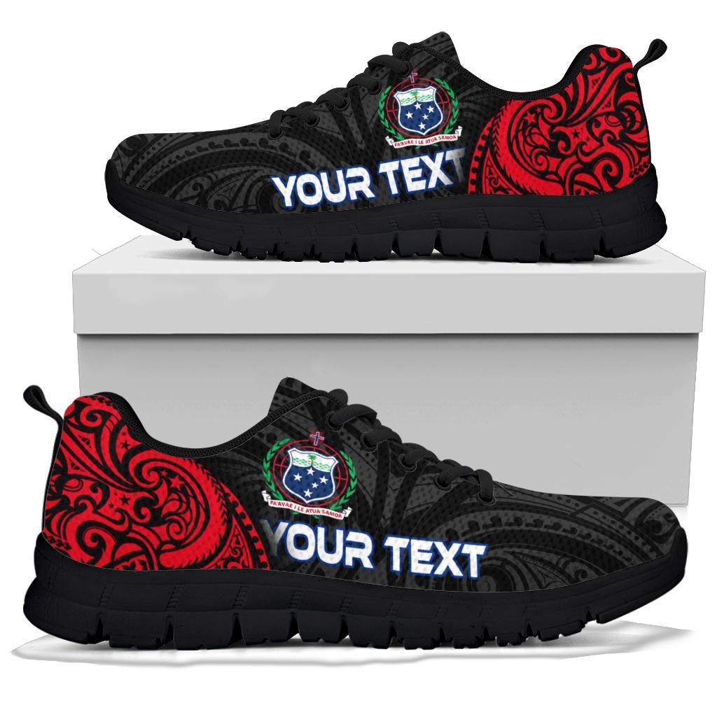 Samoa Polynesian Custom Personalised Sneakers - Samoan Spirit - Polynesian Pride
