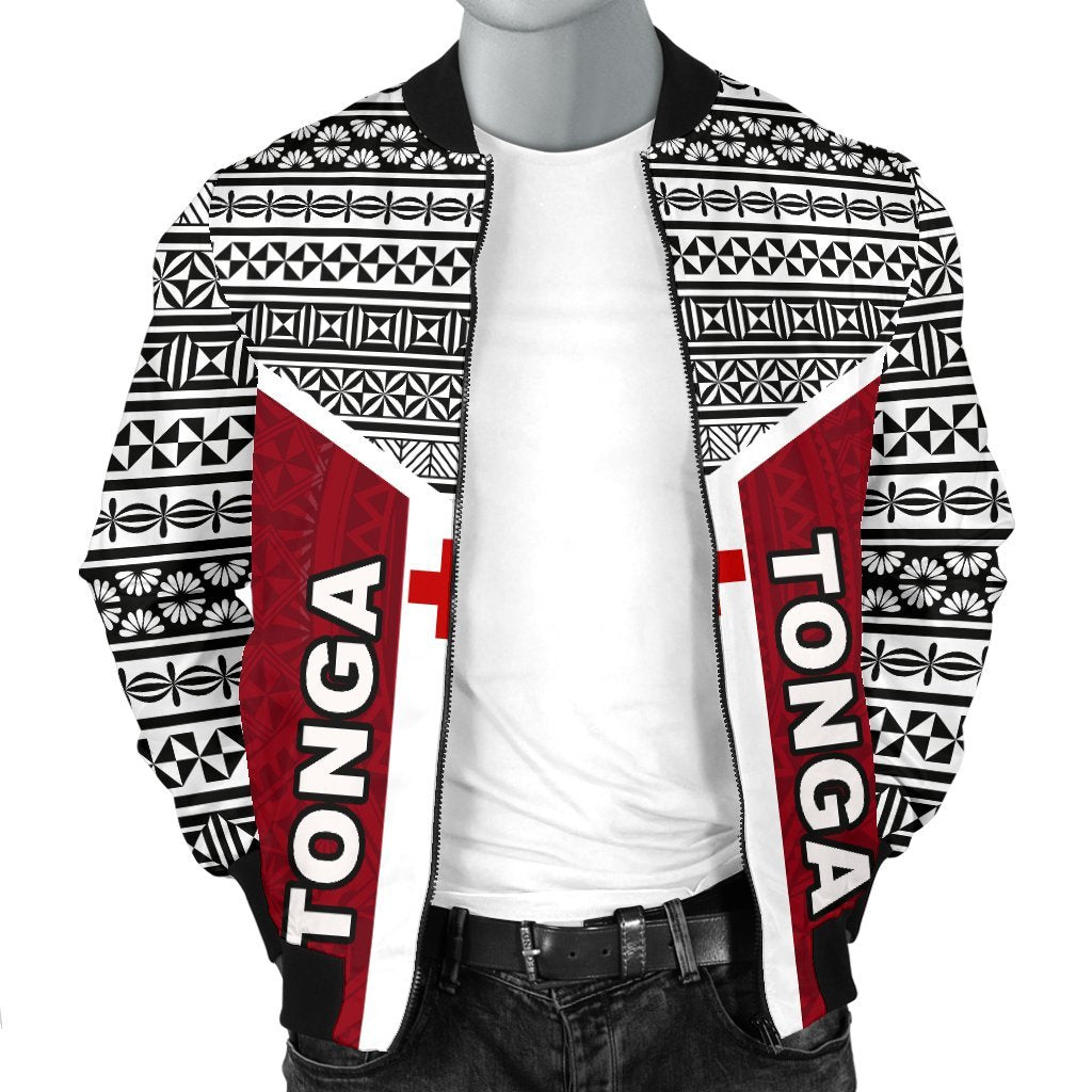 Tonga Men's Bomber Jacket - My Homeland - Polynesian Pride