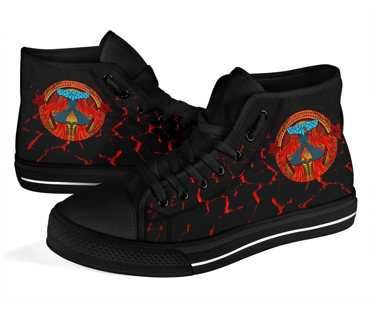 Hawaii Pele Mauna Kea High Top Shoe - Lava Style - Polynesian Pride