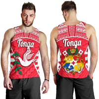 Tonga Men Tank Top Rugby Style - Polynesian Pride