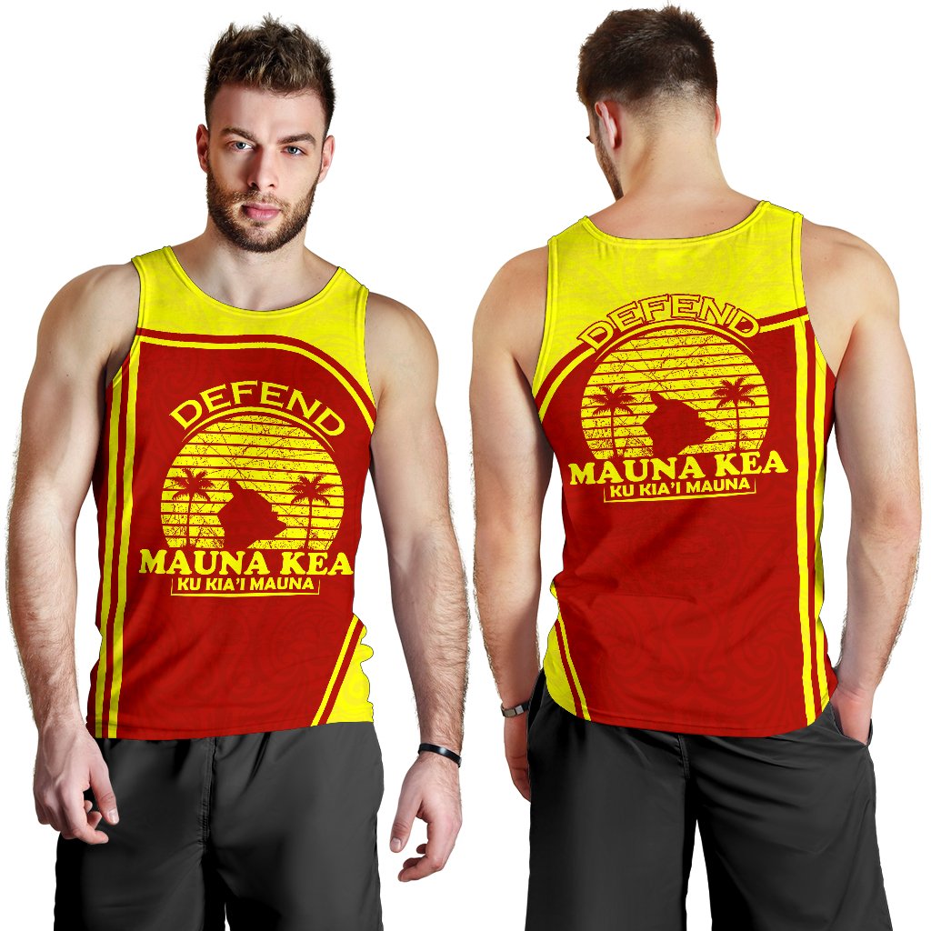 Mauna Kea Men's Tank Top 07 - Polynesian Pride