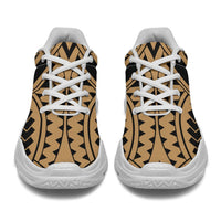 Polynesian Tradition Gold Chunky Sneakers - Polynesian Pride