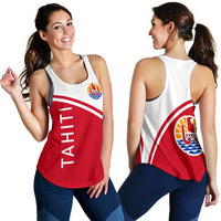 Tahiti Women's Racerback Tank - Curve Version - Polynesian Pride