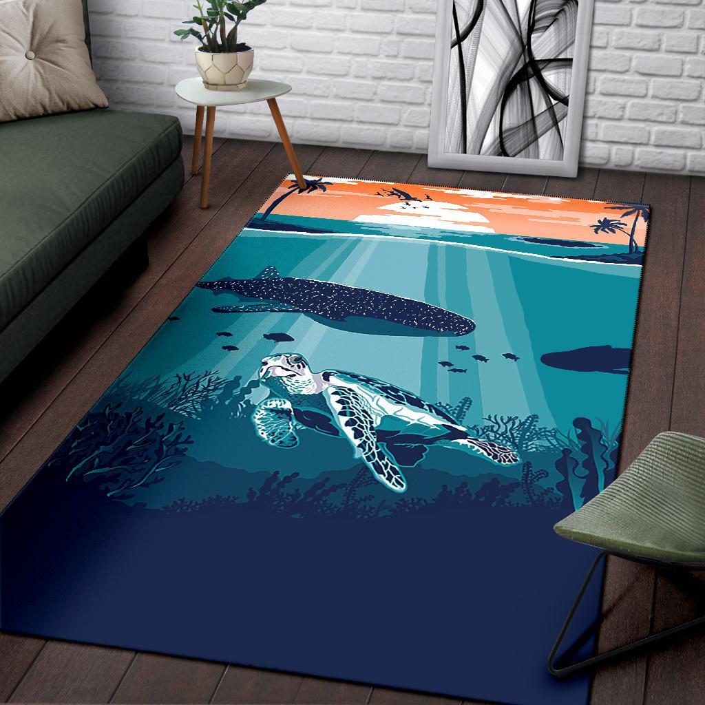 Sea Sunset Area Rug AH - Polynesian Pride