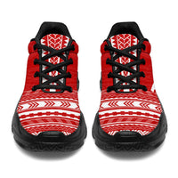 Tonga Chunky Sneakers - Polynesian Chief Flag Version - Polynesian Pride