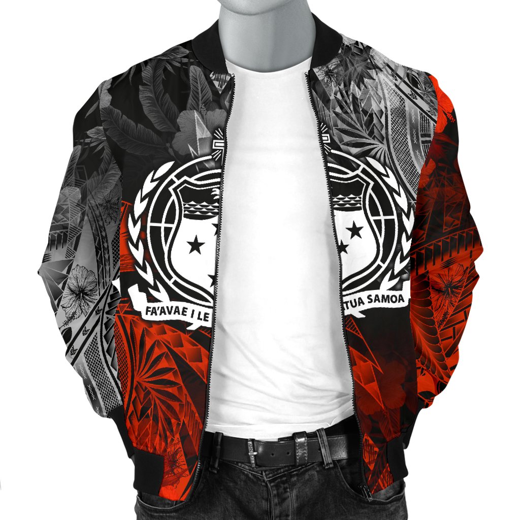 Samoa Polynesian Men's Bomber Jacket - Vintage Polynesian Style - Polynesian Pride