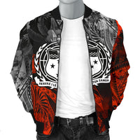 Samoa Polynesian Men's Bomber Jacket - Vintage Polynesian Style - Polynesian Pride