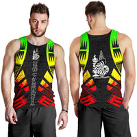 New Caledonia Men Tank Top - Polynesian Tattoo Reggae - Polynesian Pride