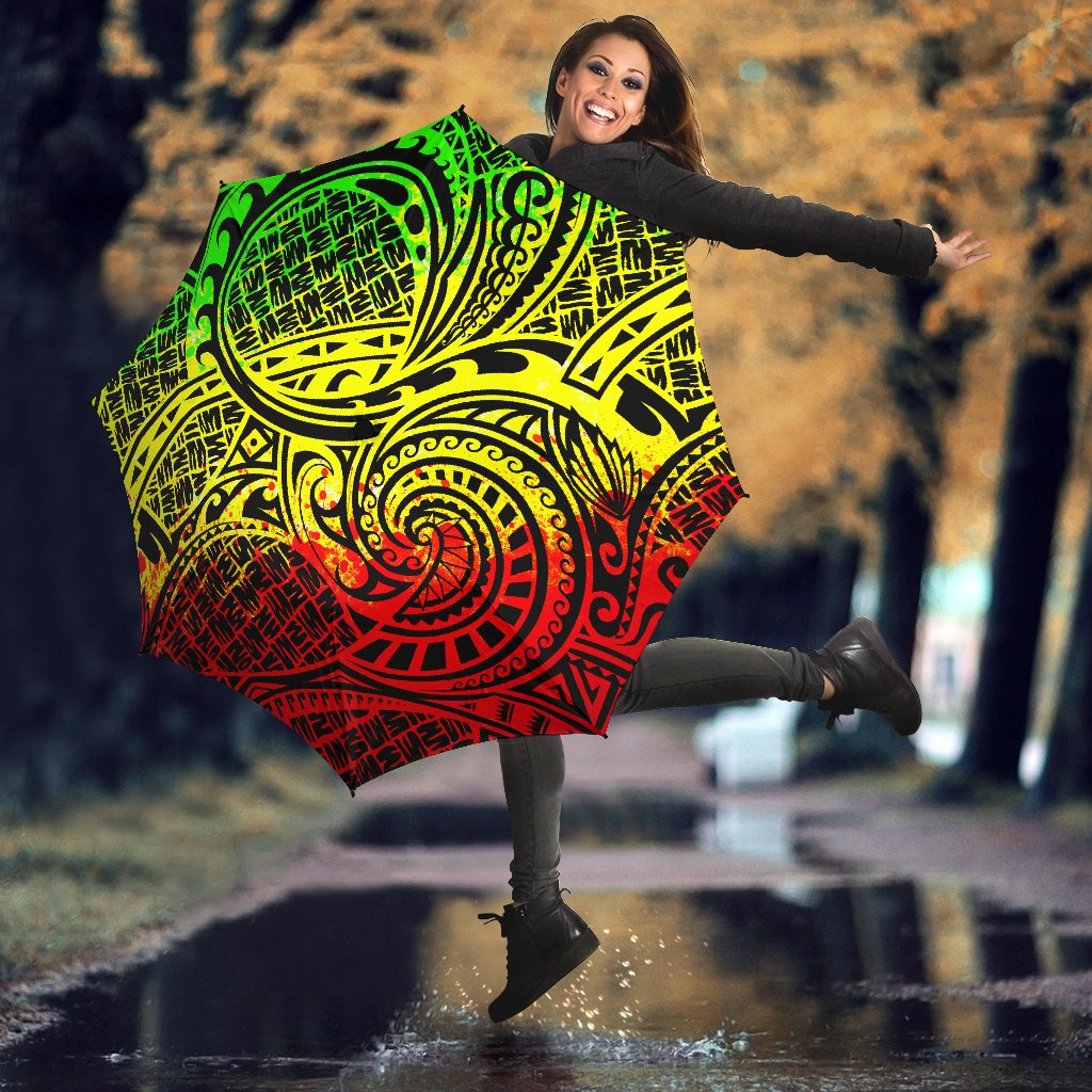 Polynesian All Over Print Umbrella 16 - Polynesian Pride