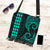 Hawaii Map Polynesian Crossbody Boho Handbag Turquoise - Polynesian Pride