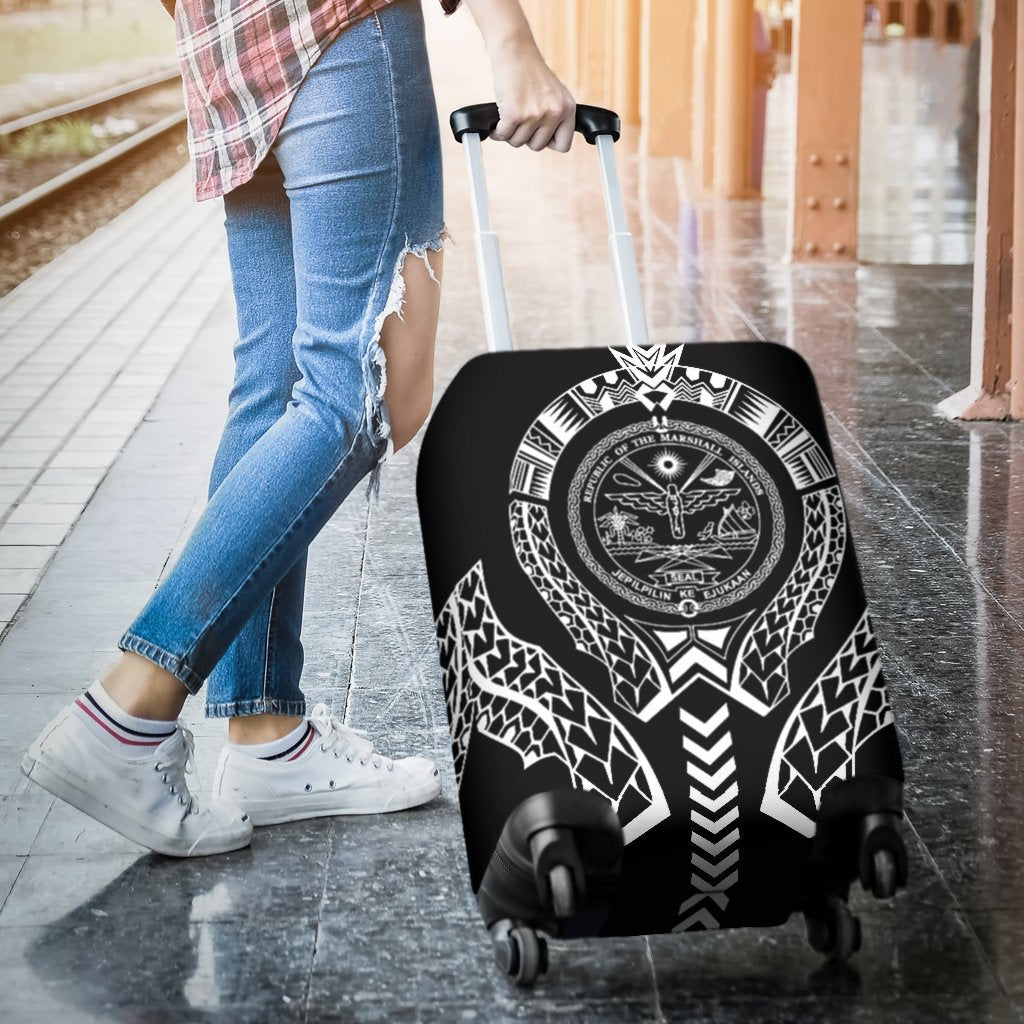 Marshall Islands Luggage Cover - Polynesian Tribal - Polynesian Pride