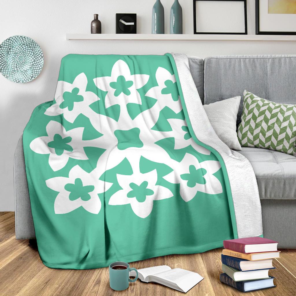Hawaiian Premium Blanket Royal Pattern - Seafoarm - A1 Style - Polynesian Pride