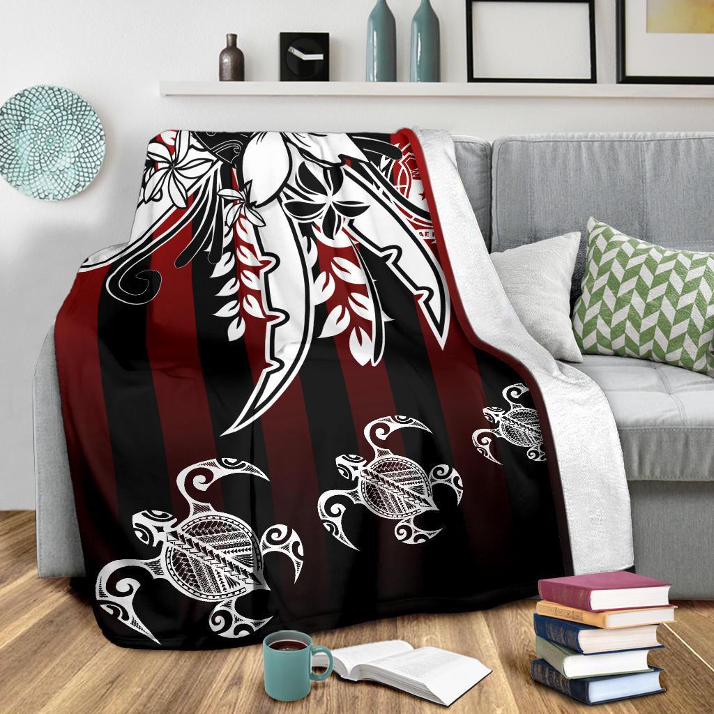 Samoa Premium Blanket - Vertical Stripes Style - Polynesian Pride