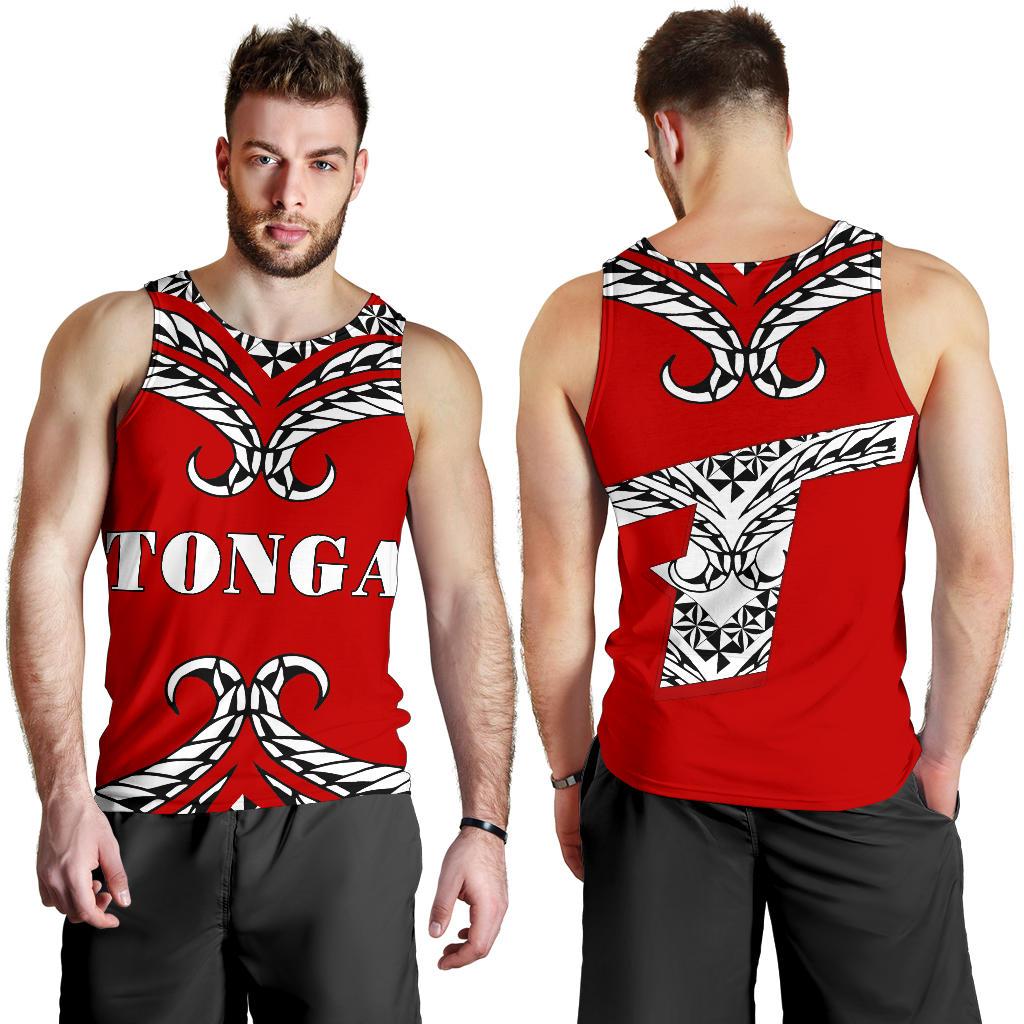 Tonga Tribal Pattern Men's Tank Top - Polynesian Pride