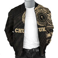 Chuuk Micronesia Tattoo Men's Bomber Jacket - Polynesian Pride