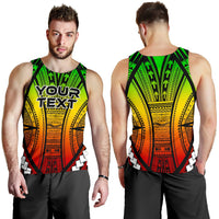 Polynesian Personalised Custom Men's Tank Top - Surround Style Reggae - Polynesian Pride