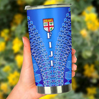 Fiji Drua Tumbler Tapa - Polynesian Pride