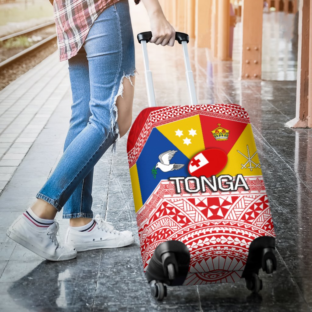 Tonga Rugby Luggage Covers Special Coat Of Arms - Polynesian Pride