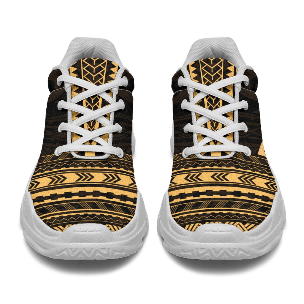 Federated States Of Micronesia Chunky Sneakers - Polynesian Chief Gold Version - Polynesian Pride