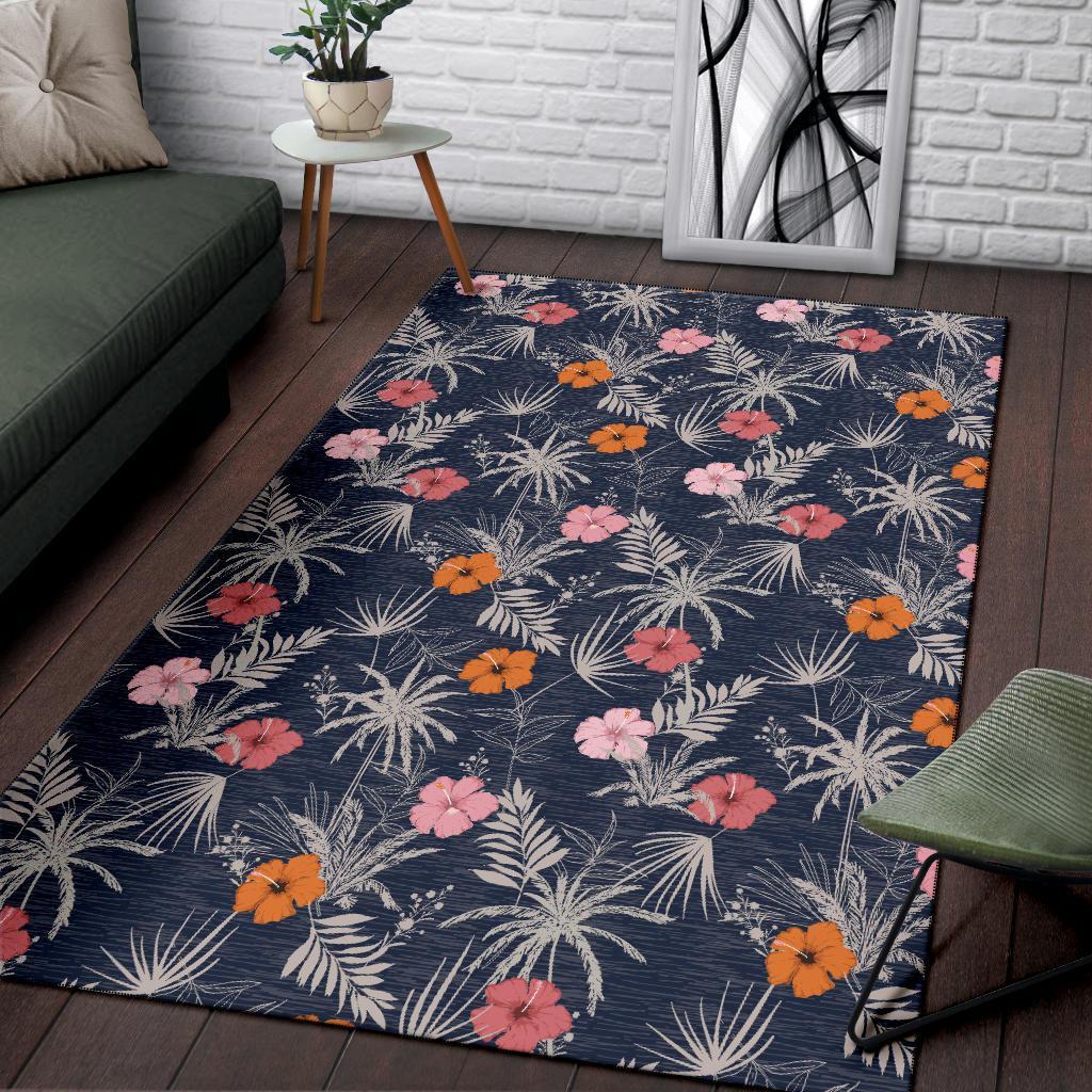 Tropical Grey Rug - Polynesian Pride