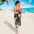 Vanuatu Sarong White - Turtle Plumeria Banana Leaf - Polynesian Pride