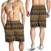 Polynesian Tattoo Tribal Gold Men's Short - Polynesian Pride