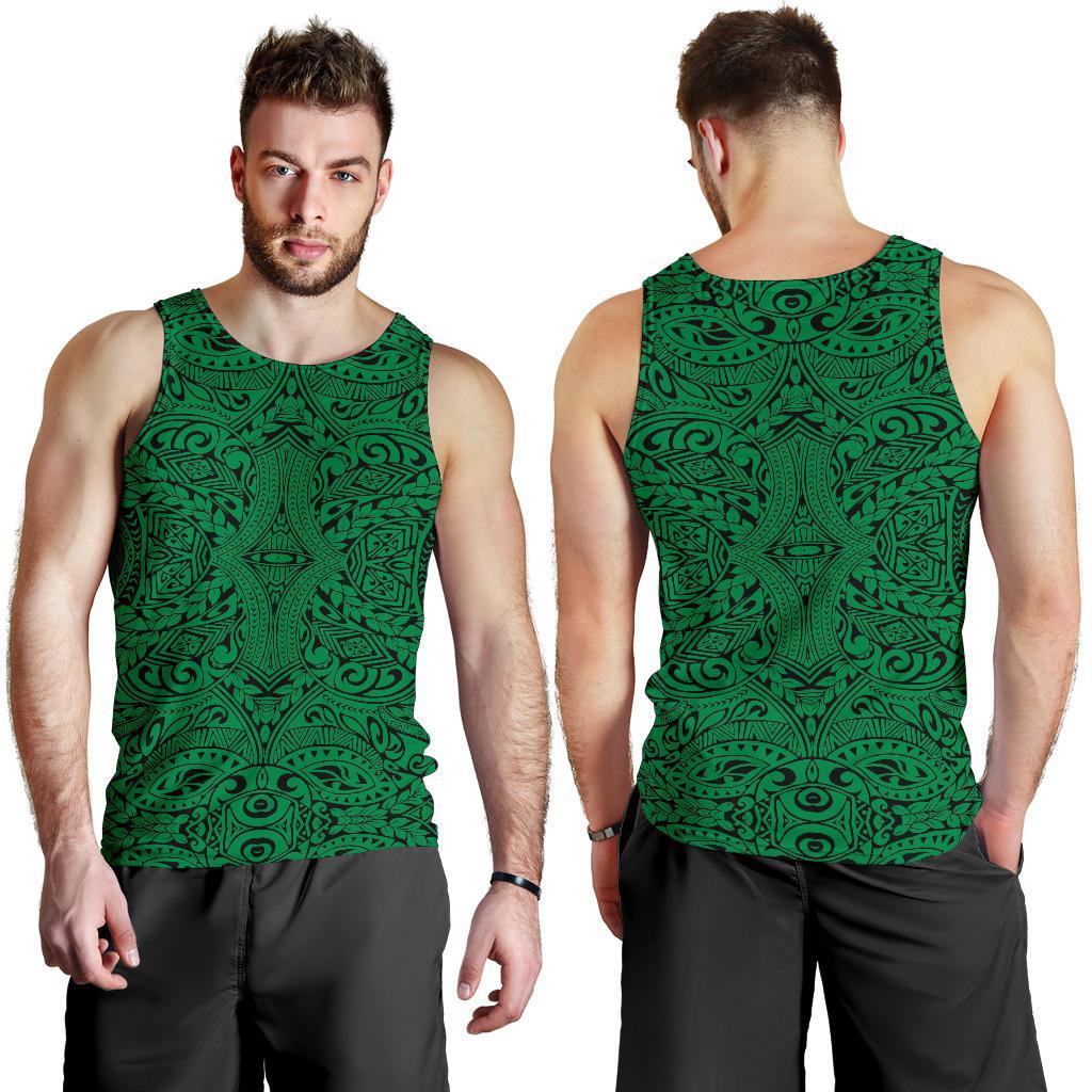 Polynesian Culture Green Hawaii Men's Tank Top - Polynesian Pride