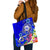 Hawaii Polynesian Tote Bags - Hawaii Seal With Turtle Plumeria (Blue) Tote Bag One Size Blue - Polynesian Pride
