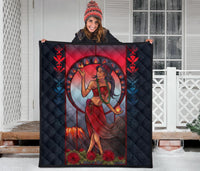 Hawaii Polynesian Quilt - Hawaiian Madame Pele - Polynesian Pride