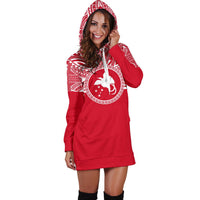 Papua New Guinea 1 Women Hoodie Dress - Papua New Guinea 1 Coat Of Arms Polynesian Flag Color - Polynesian Pride