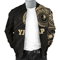 Yap Micronesia Tattoo Men's Bomber Jacket - Polynesian Pride
