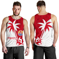 Tahiti Polynesian Coconut Tree Men's Tank Top K4 - Polynesian Pride