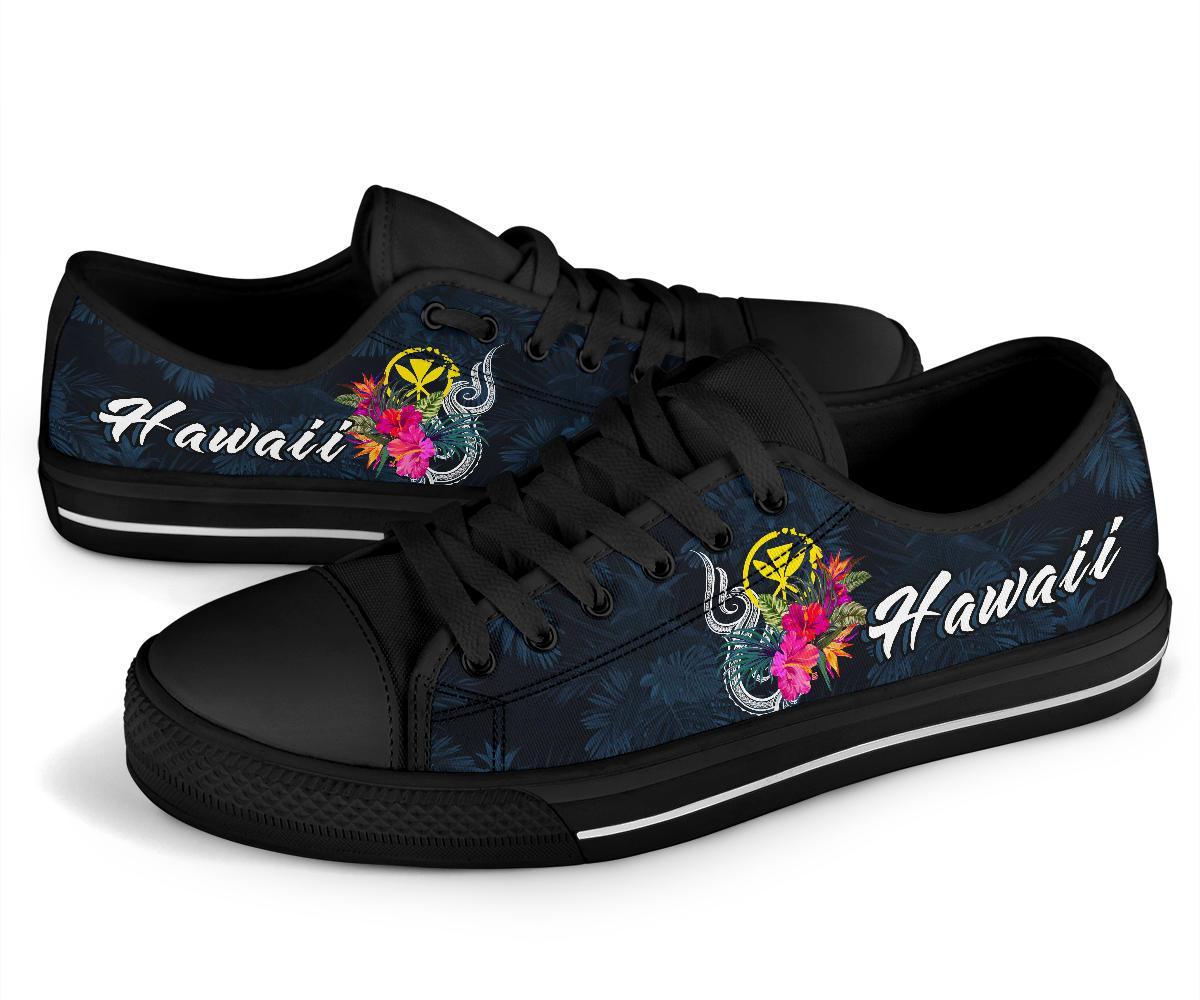 Hawaii Polynesian Low Top Shoe - Tropical Flower - Polynesian Pride