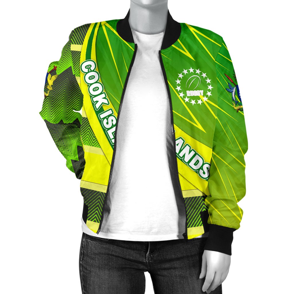 Cook Islands Women Bomber Jacket Victorian Vibes - Polynesian Pride