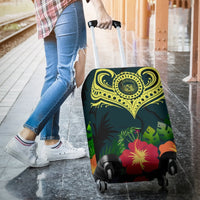 Polynesian Hawaii Luggage Cover - Heart with - Polynesian Pride